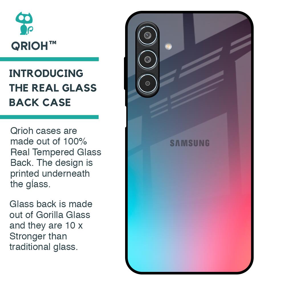 Rainbow Laser Glass Case for Samsung Galaxy M35 5G