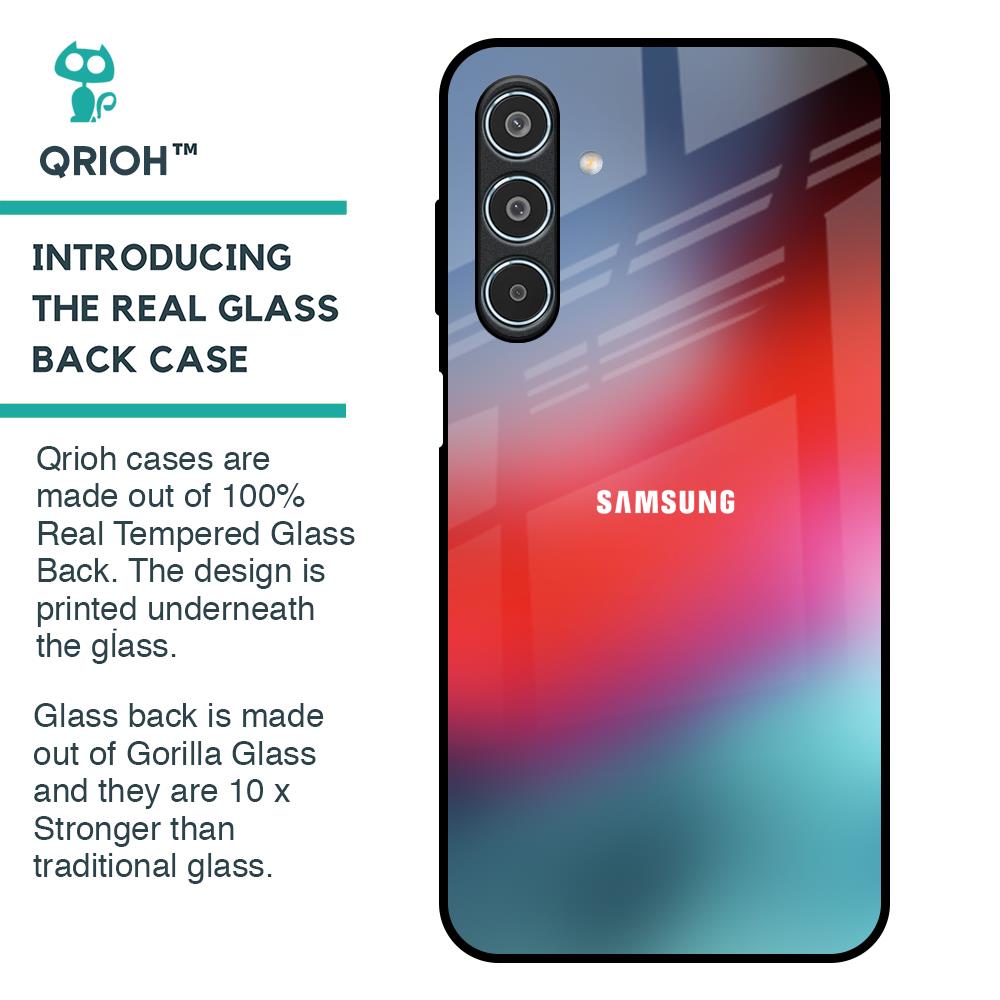 Ombre Gradient Glass Case for Samsung Galaxy M35 5G