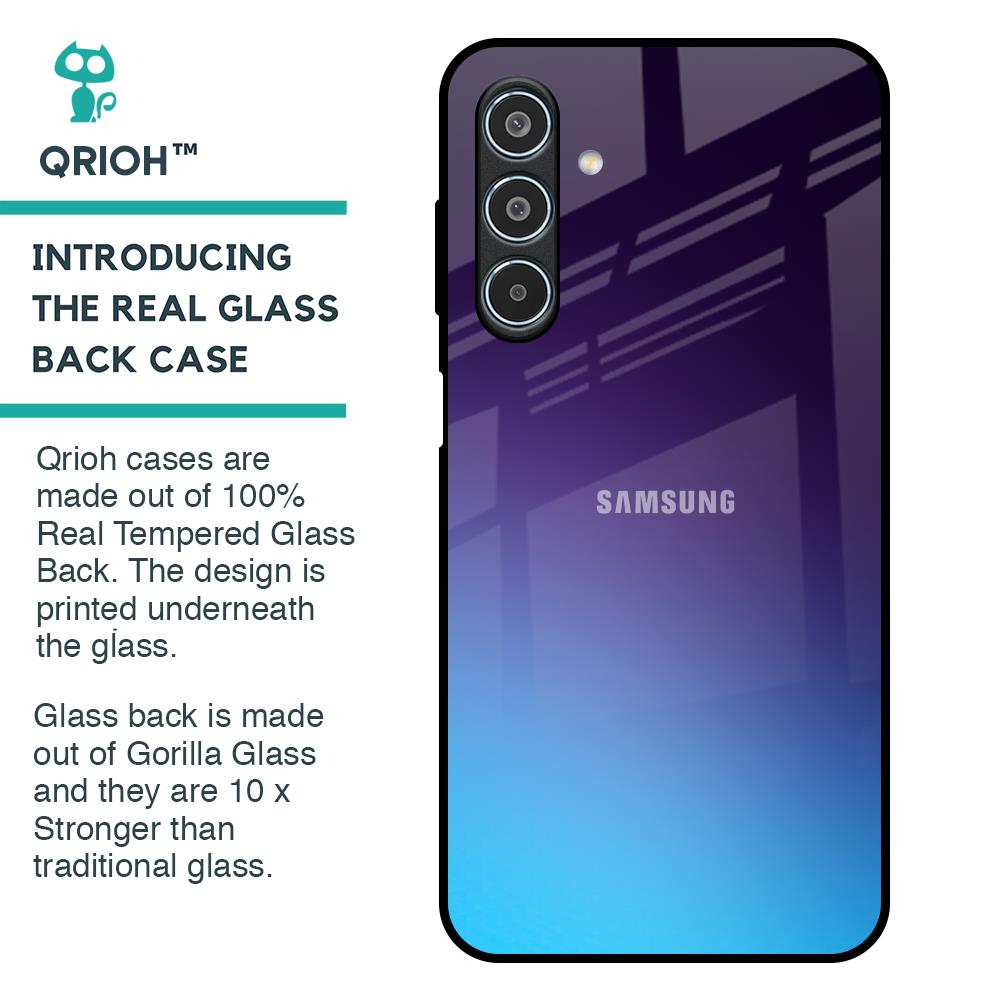 Dark Ocean Glass Case for Samsung Galaxy M35 5G