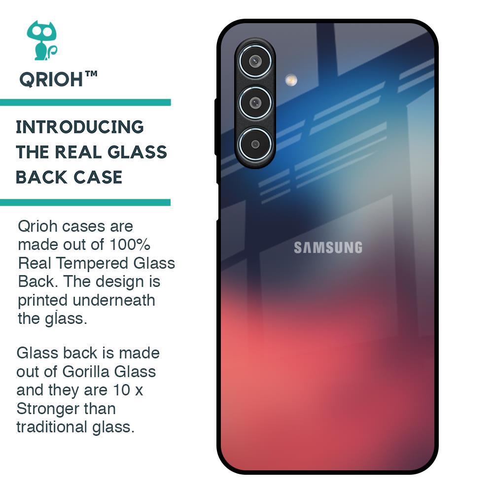 Cosmic Fusion Glass Case for Samsung Galaxy M35 5G