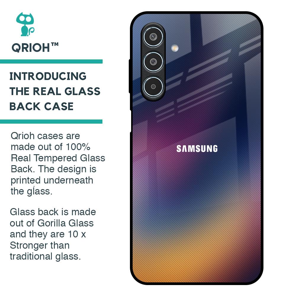 Strippy Ocean Glass Case for Samsung Galaxy M35 5G