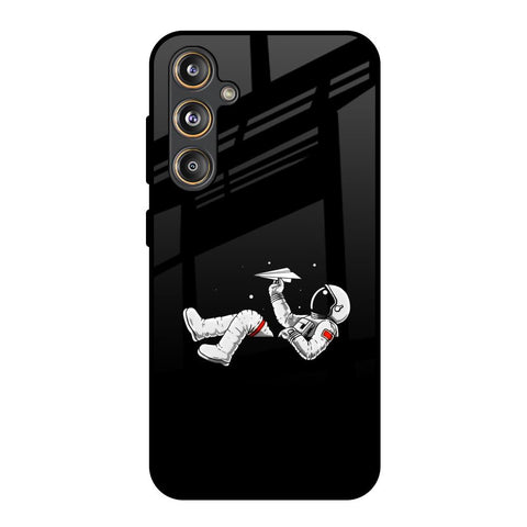 Space Traveller Samsung Galaxy F55 5G Glass Back Cover Online