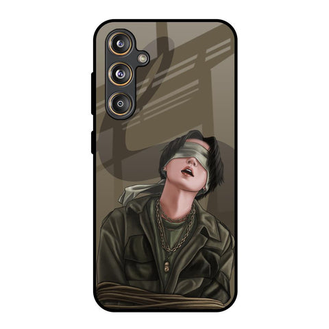 Blind Fold Samsung Galaxy F55 5G Glass Back Cover Online