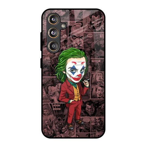 Joker Cartoon Samsung Galaxy F55 5G Glass Back Cover Online