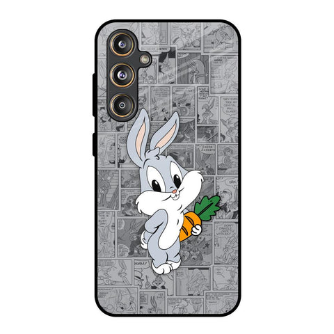 Cute Baby Bunny Samsung Galaxy F55 5G Glass Back Cover Online