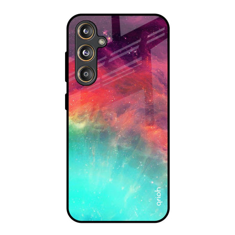Colorful Aura Samsung Galaxy F55 5G Glass Back Cover Online