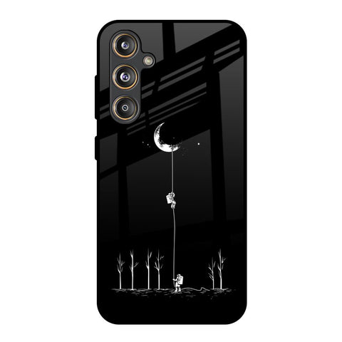 Catch the Moon Samsung Galaxy F55 5G Glass Back Cover Online