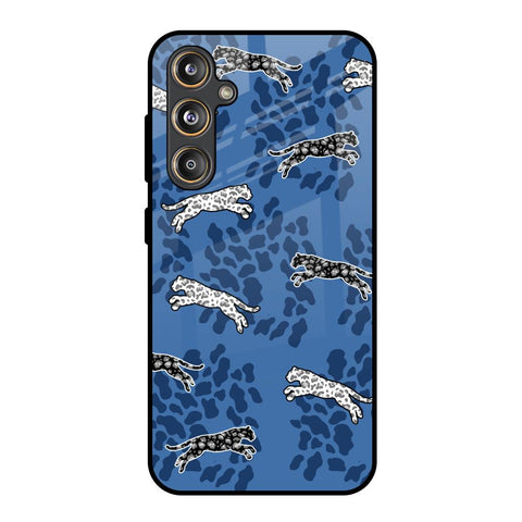 Blue Cheetah Samsung Galaxy F55 5G Glass Back Cover Online