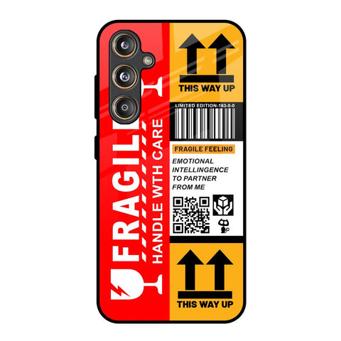 Handle With Care Samsung Galaxy F55 5G Glass Back Cover Online