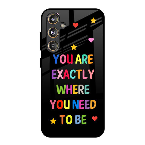 Magical Words Samsung Galaxy F55 5G Glass Back Cover Online