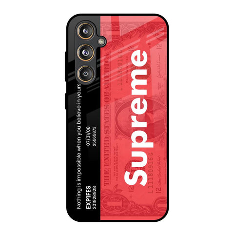 Supreme Ticket Samsung Galaxy F55 5G Glass Back Cover Online