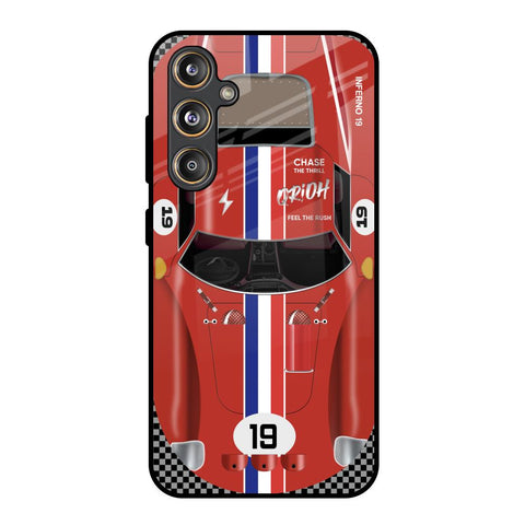 Racing Vintage Samsung Galaxy F55 5G Glass Back Cover Online