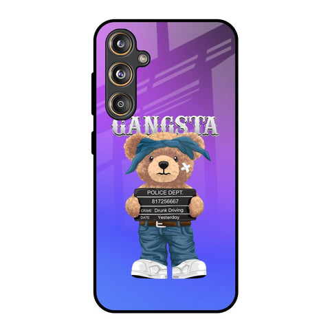Gangsta Bear Samsung Galaxy F55 5G Glass Back Cover Online