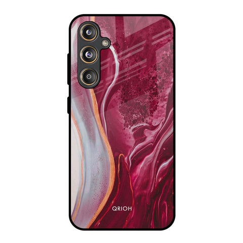 Crimson Ruby Samsung Galaxy F55 5G Glass Back Cover Online