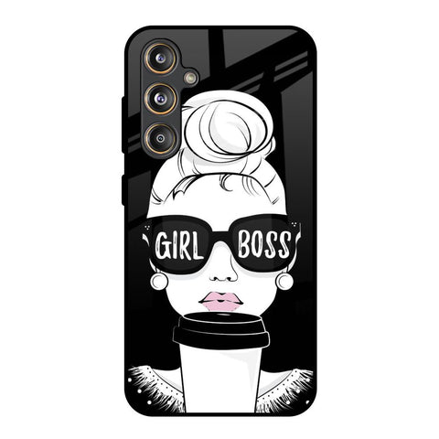 Girl Boss Samsung Galaxy F55 5G Glass Back Cover Online