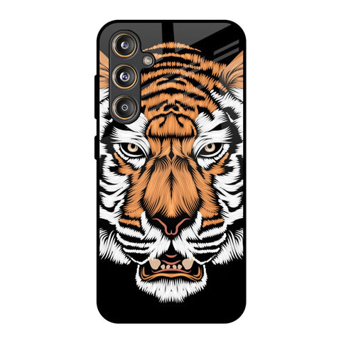 Angry Tiger Samsung Galaxy F55 5G Glass Back Cover Online