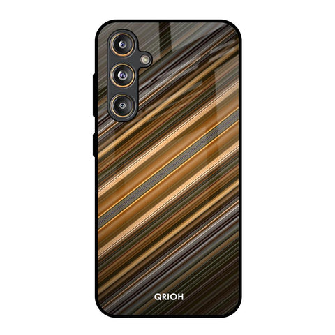 Diagonal Slash Pattern Samsung Galaxy F55 5G Glass Back Cover Online