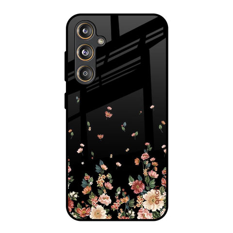 Floating Floral Print Samsung Galaxy F55 5G Glass Back Cover Online