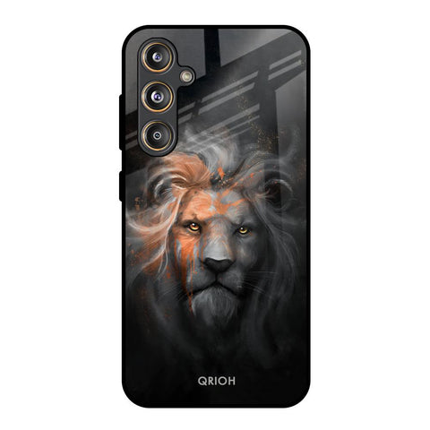 Devil Lion Samsung Galaxy F55 5G Glass Back Cover Online