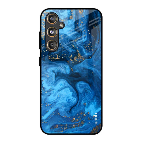 Gold Sprinkle Samsung Galaxy F55 5G Glass Back Cover Online