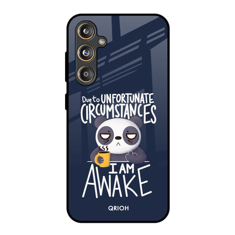 Struggling Panda Samsung Galaxy F55 5G Glass Back Cover Online
