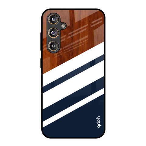 Bold Stripes Samsung Galaxy F55 5G Glass Back Cover Online
