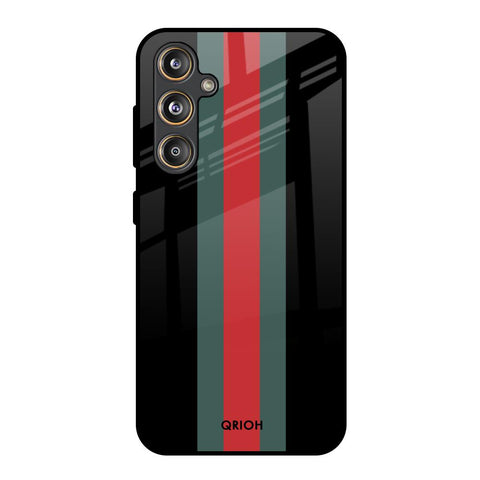 Vertical Stripes Samsung Galaxy F55 5G Glass Back Cover Online