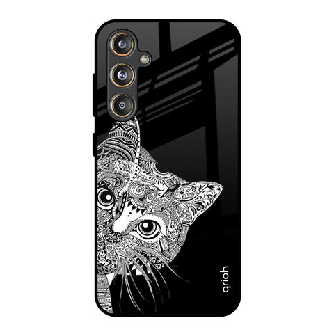 Kitten Mandala Samsung Galaxy F55 5G Glass Back Cover Online