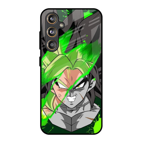 Anime Green Splash Samsung Galaxy F55 5G Glass Back Cover Online