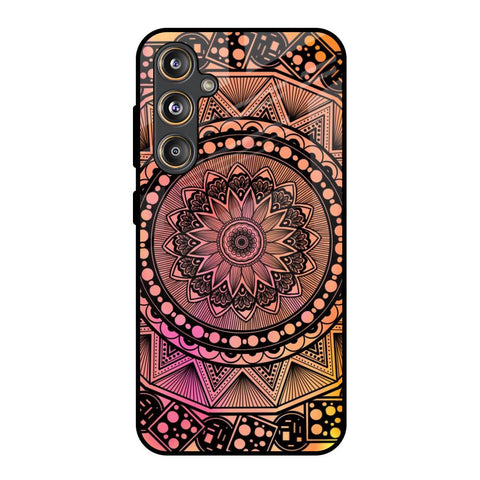Floral Mandala Samsung Galaxy F55 5G Glass Back Cover Online