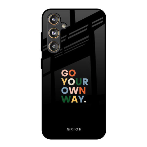 Go Your Own Way Samsung Galaxy F55 5G Glass Back Cover Online