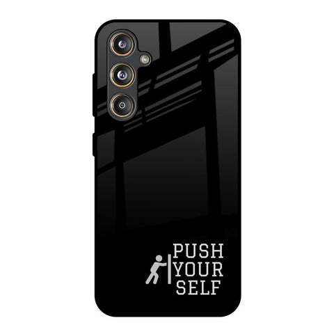 Push Your Self Samsung Galaxy F55 5G Glass Back Cover Online