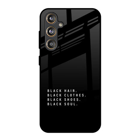 Black Soul Samsung Galaxy F55 5G Glass Back Cover Online