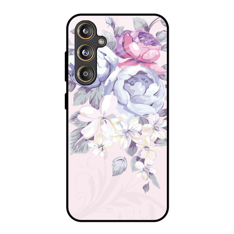 Elegant Floral Samsung Galaxy F55 5G Glass Back Cover Online
