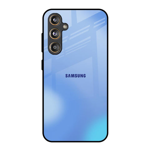 Vibrant Blue Texture Samsung Galaxy F55 5G Glass Back Cover Online