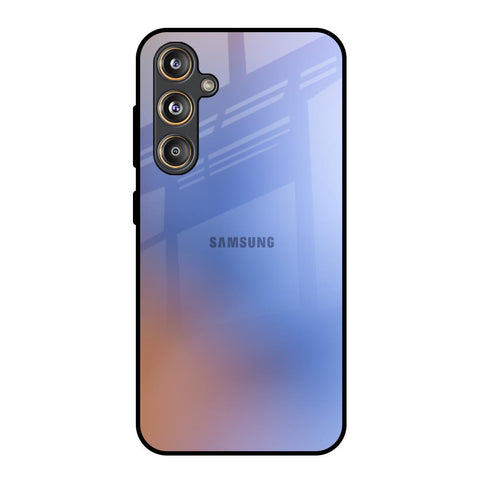 Blue Aura Samsung Galaxy F55 5G Glass Back Cover Online