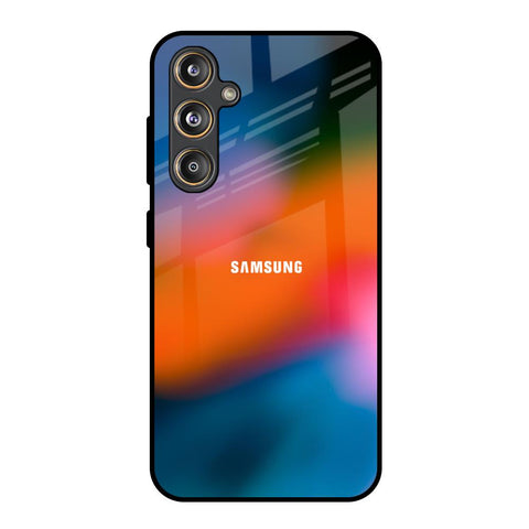 Fiery Orange Samsung Galaxy F55 5G Glass Back Cover Online