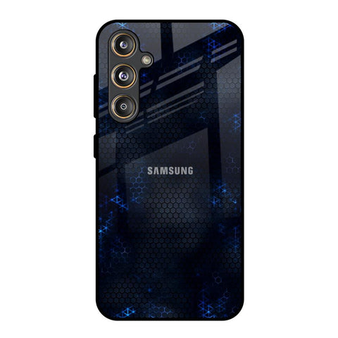 Blue Hues Samsung Galaxy F55 5G Glass Back Cover Online