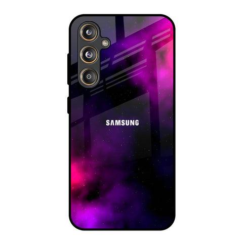 Pink Galaxy Samsung Galaxy F55 5G Glass Back Cover Online