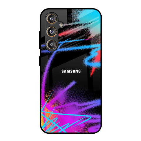 Brushy Color Samsung Galaxy F55 5G Glass Back Cover Online