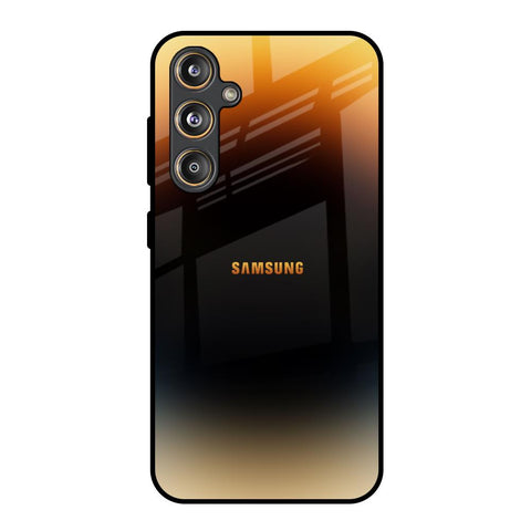 Grainy Yellow Samsung Galaxy F55 5G Glass Back Cover Online