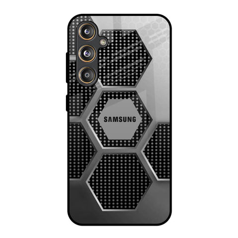 Hexagon Style Samsung Galaxy F55 5G Glass Back Cover Online