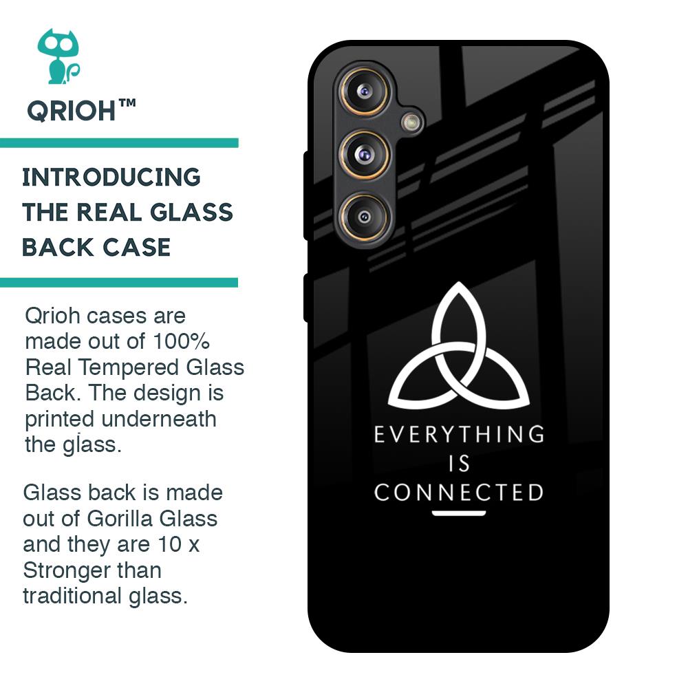 Everything Is Connected Glass Case for Samsung Galaxy F55 5G