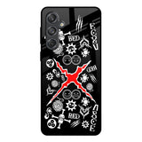 Red Zone Samsung Galaxy M55 5G Glass Back Cover Online