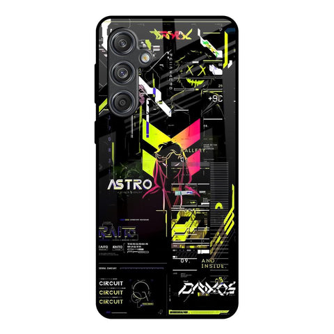 Astro Glitch Samsung Galaxy M55 5G Glass Back Cover Online