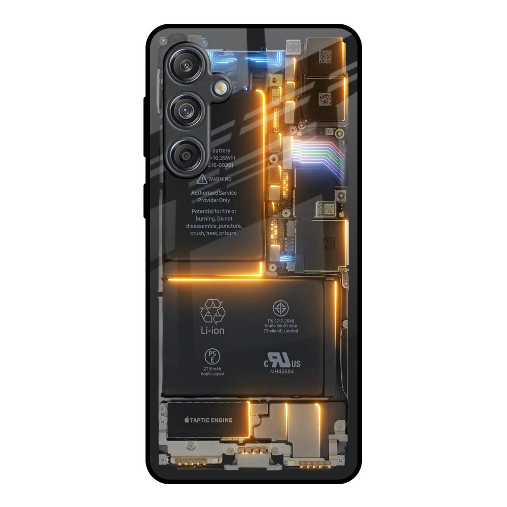 Glow Up Skeleton Samsung Galaxy M55 5G Glass Back Cover Online