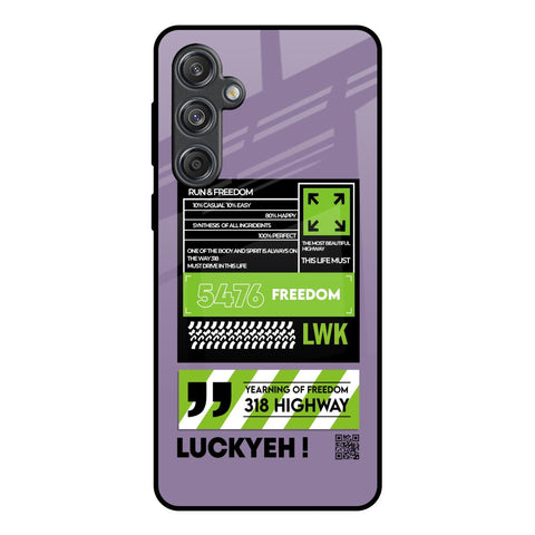 Run & Freedom Samsung Galaxy M55 5G Glass Back Cover Online