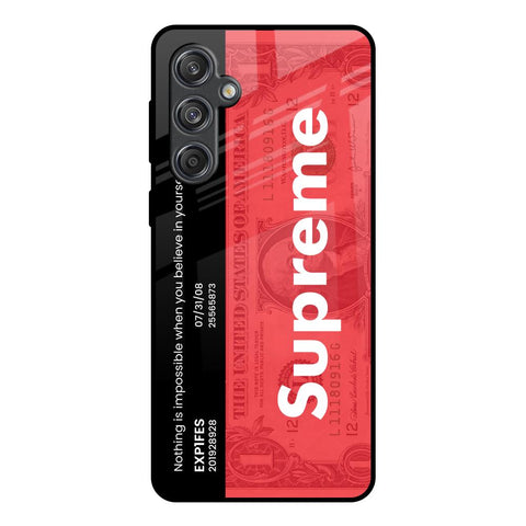 Supreme Ticket Samsung Galaxy M55 5G Glass Back Cover Online