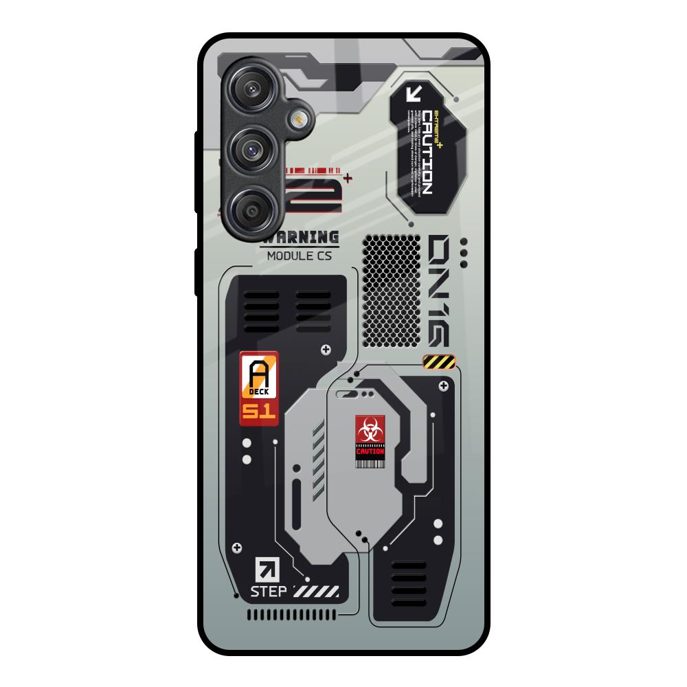 Techno Vibes Samsung Galaxy M55 5G Glass Back Cover Online