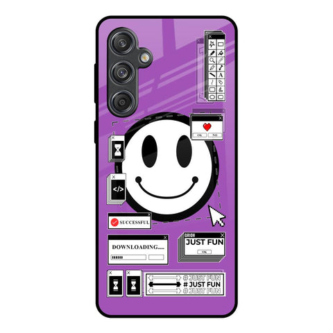Code with Smile Samsung Galaxy M55 5G Glass Back Cover Online